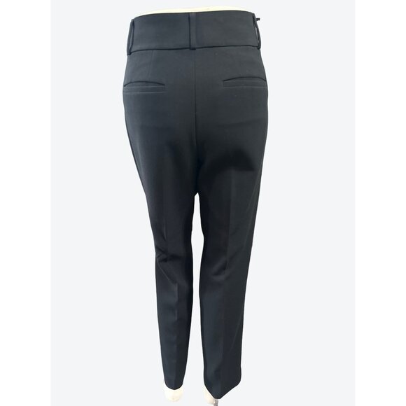 Ann Taylor LOFT Julie STRAIGHT Black Polyester Rayon Blend Dress Pants Sz 6 - Picture 6 of 12